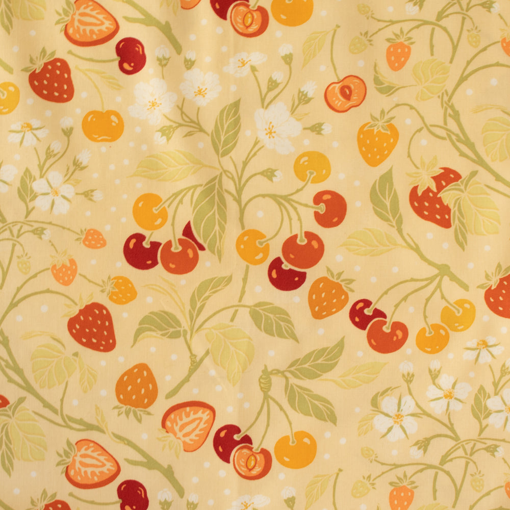 Bountiful Cherry Strawberry Vanilla Poplin