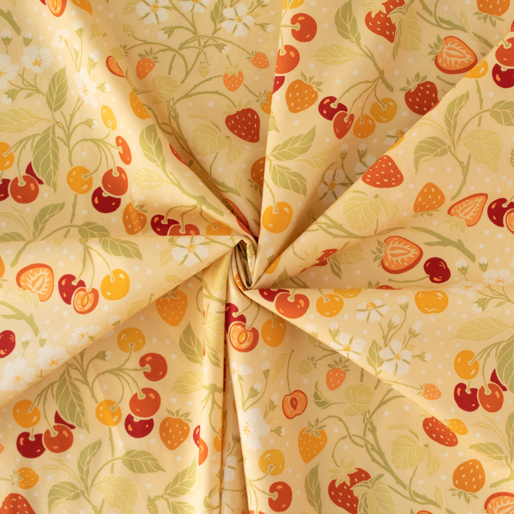 Bountiful Cherry Strawberry Vanilla Poplin
