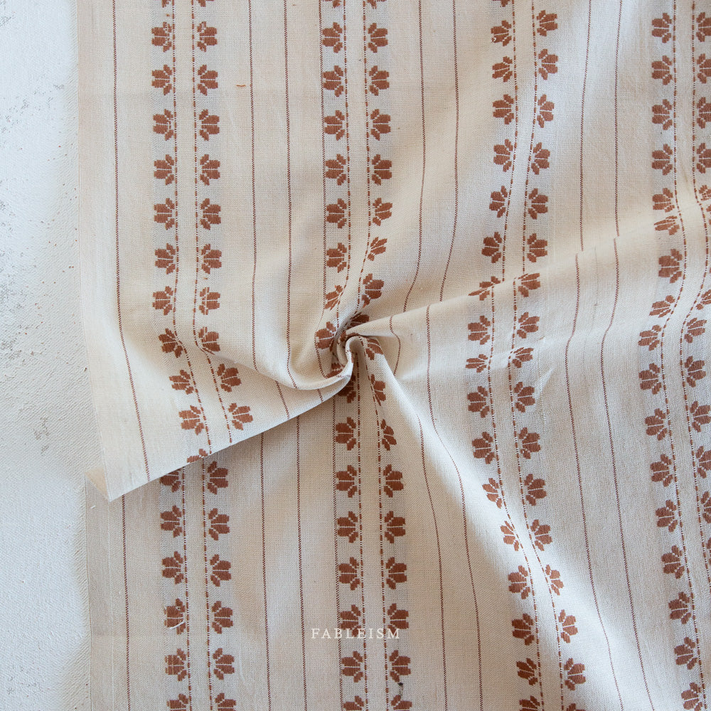 Fableism Golden Hour Deco Stripe in Umber