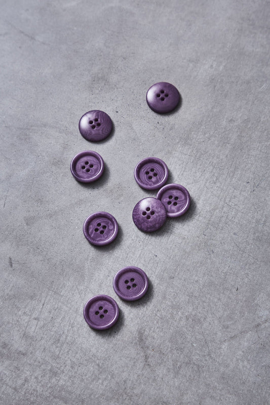 MeetMILK® Corozo Dish Button in Mauve (20mm)