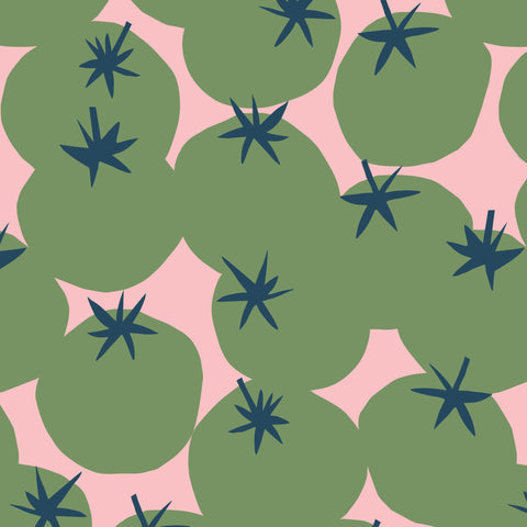 Summer Tomatoes Cotton Duck