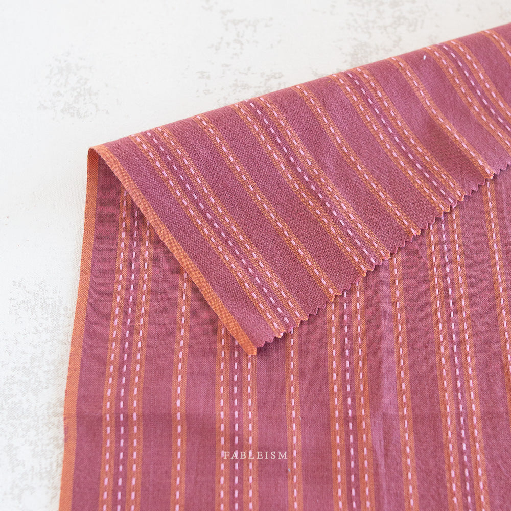 Fableism Lucky Loom Stitch Stripe in Blackberry