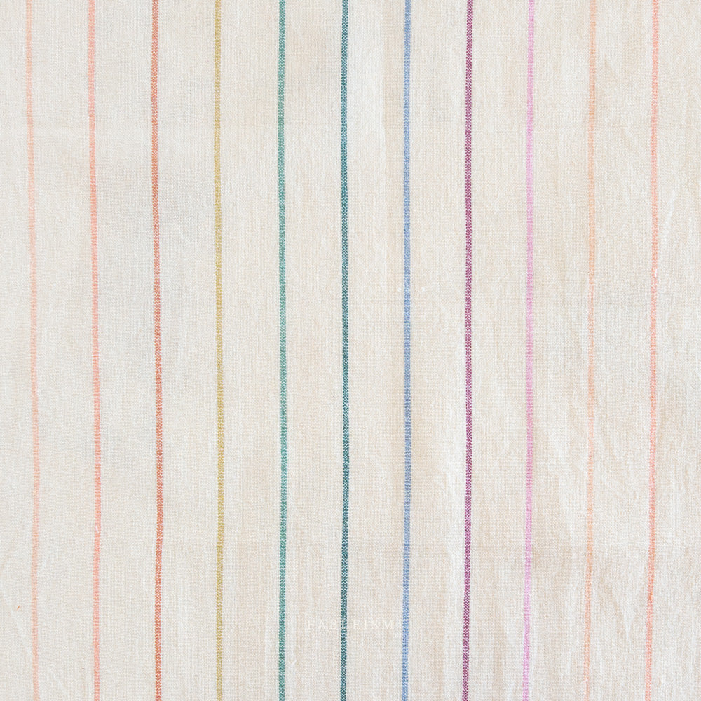 Fableism Lucky Loom Skinny Stripe in Rainbow