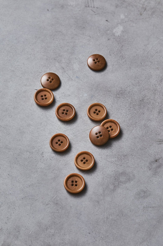 MeetMILK® Corozo Dish Button in Mustard (20mm)