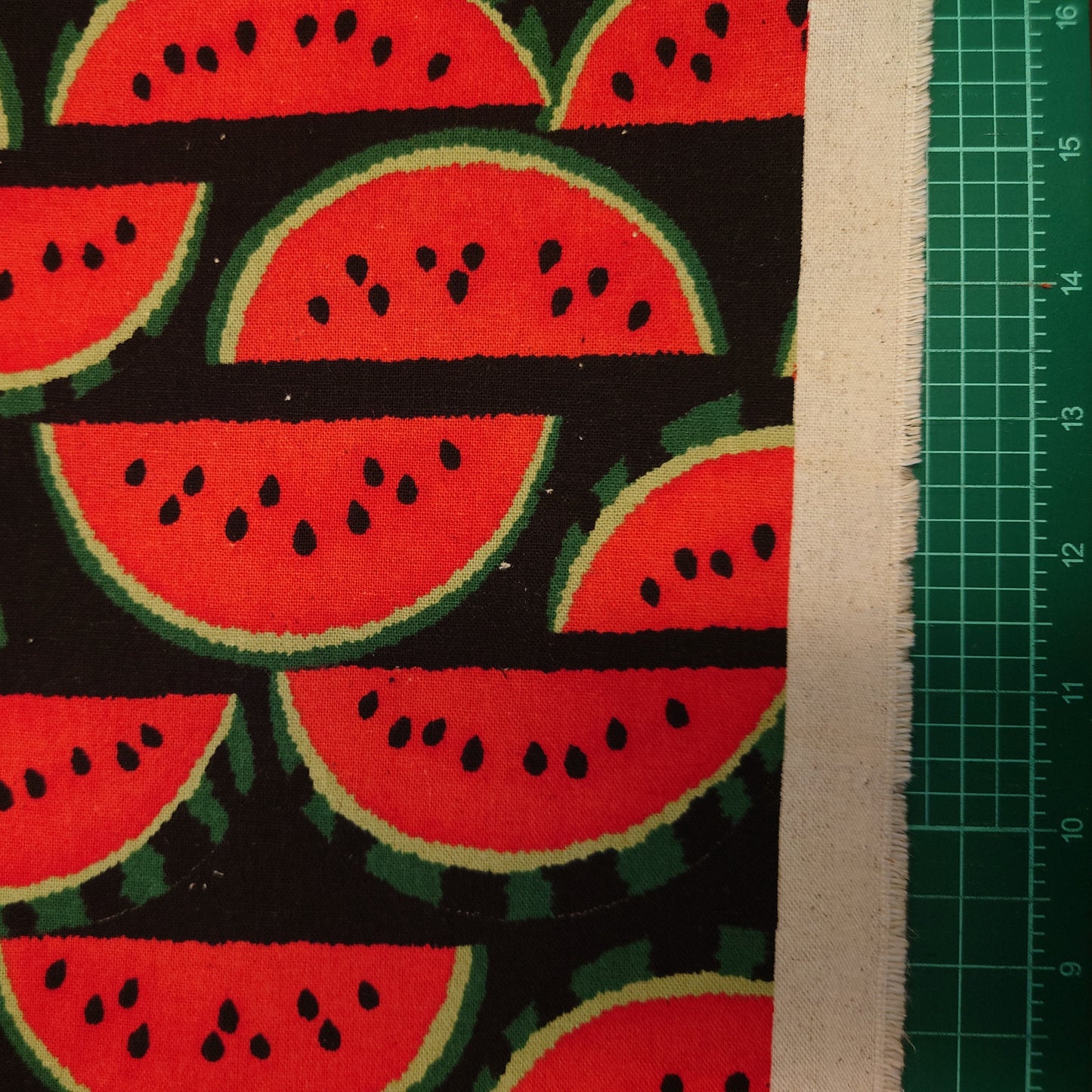 Watermelon Slices Japanese Cotton Linen Canvas