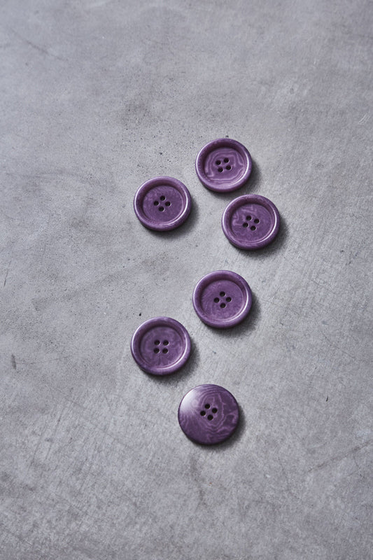 MeetMILK® Corozo Dish Button in Mauve (25mm)