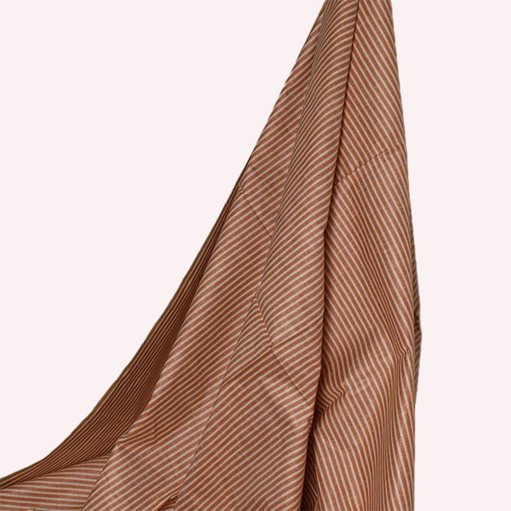 Matka Peace Silk/Cotton in Caramel Stripe