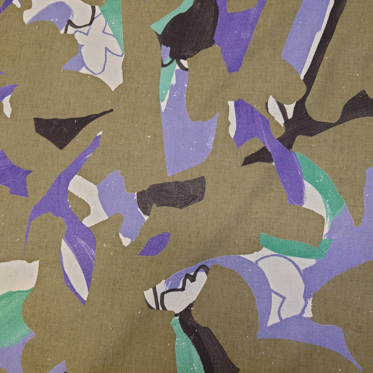 Hokkoh Abstract Print Japanese Cotton Linen Sheeting