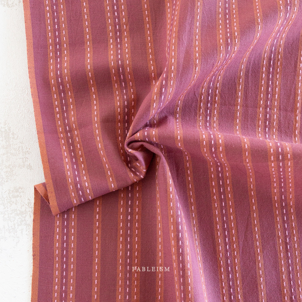 Fableism Lucky Loom Stitch Stripe in Blackberry