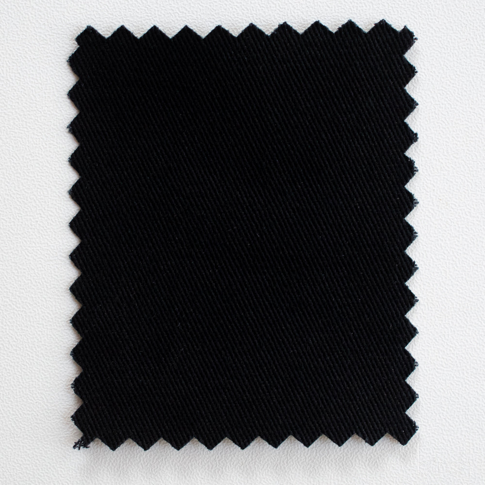 Birch Fabrics Organic Cotton Twill in Black