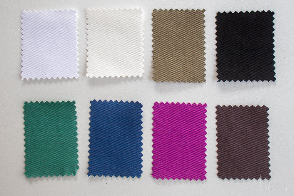 Birch Fabrics Organic Cotton Twill in Trouser Blue