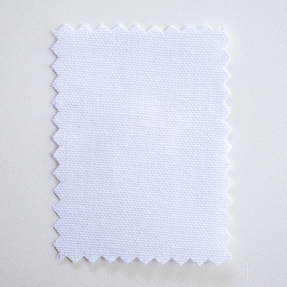 Birch Fabrics Organic Cotton Canvas in White