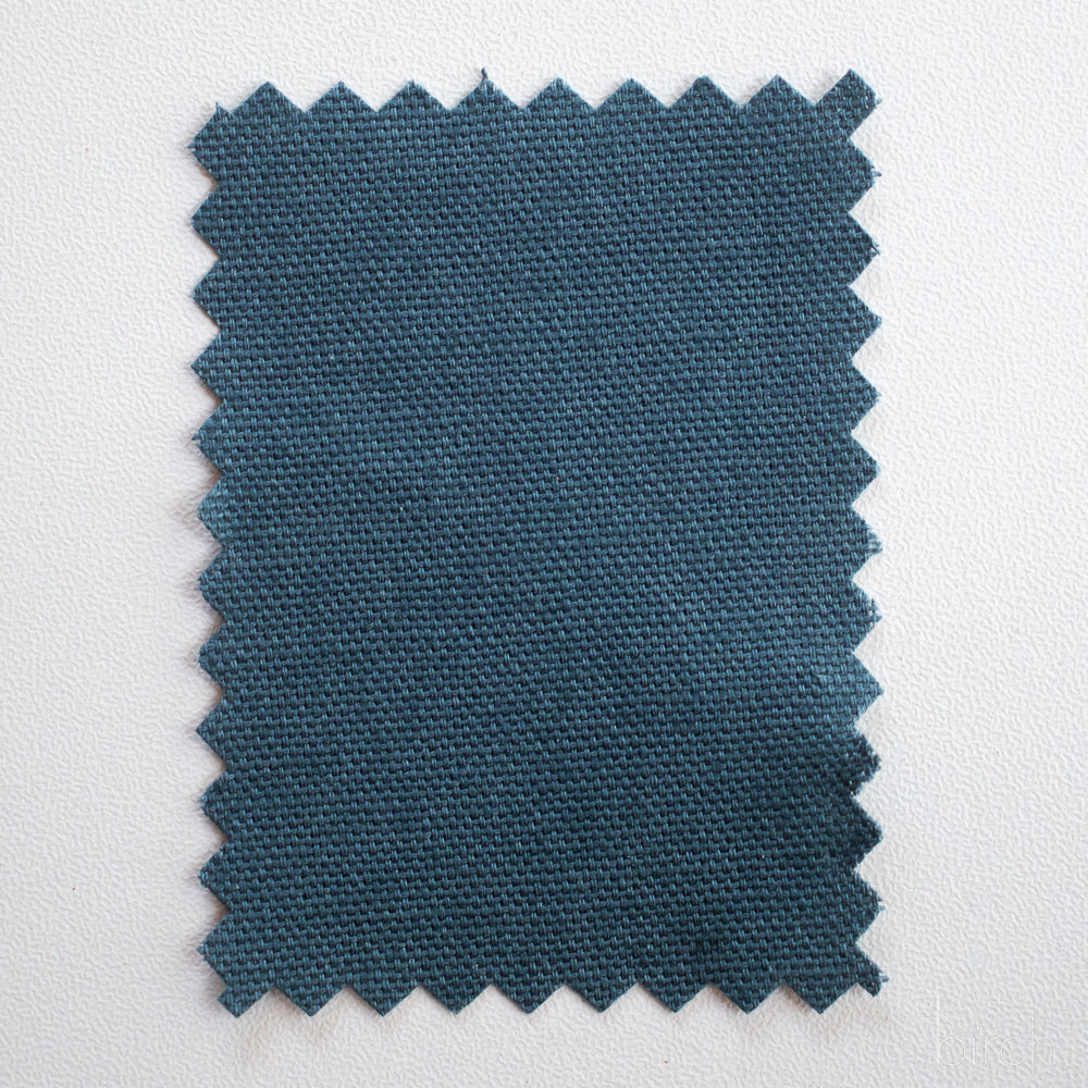 Birch Fabrics Organic Cotton Canvas in Stonewash Navy