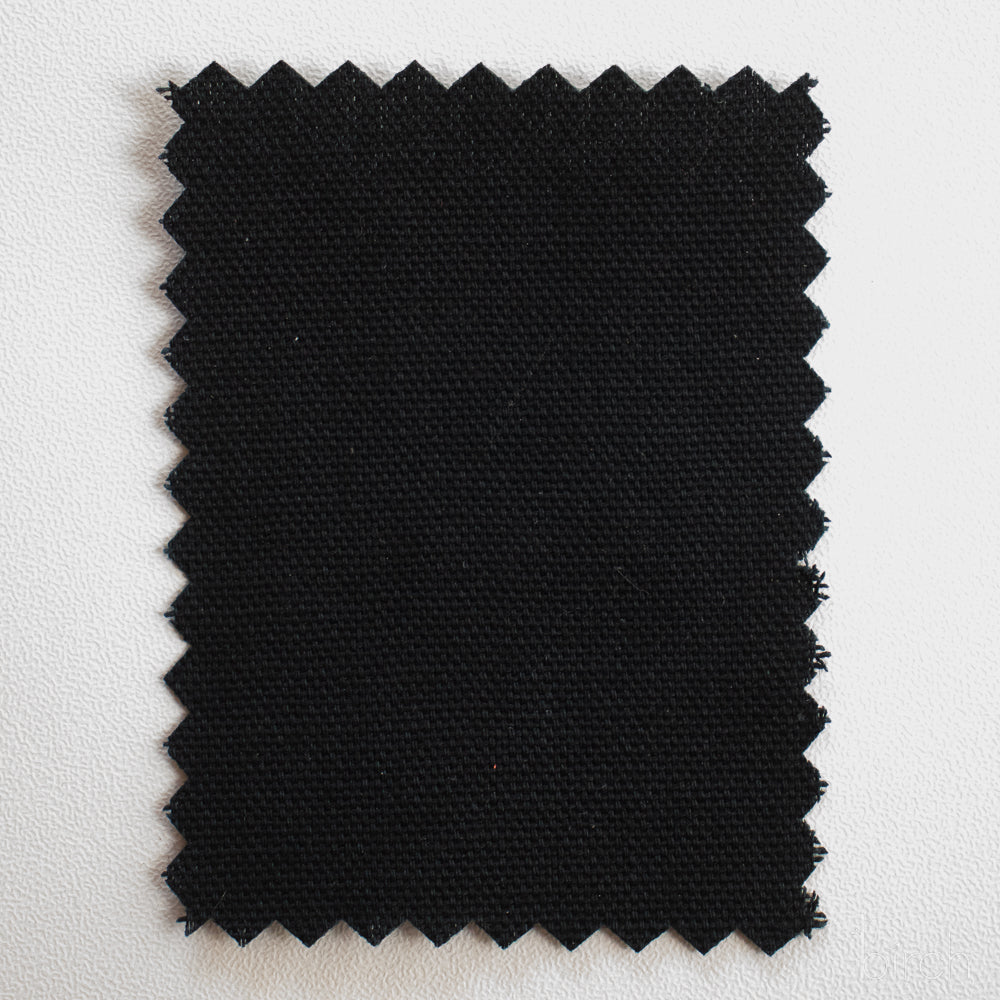 Birch Fabrics Organic Cotton Canvas in Black