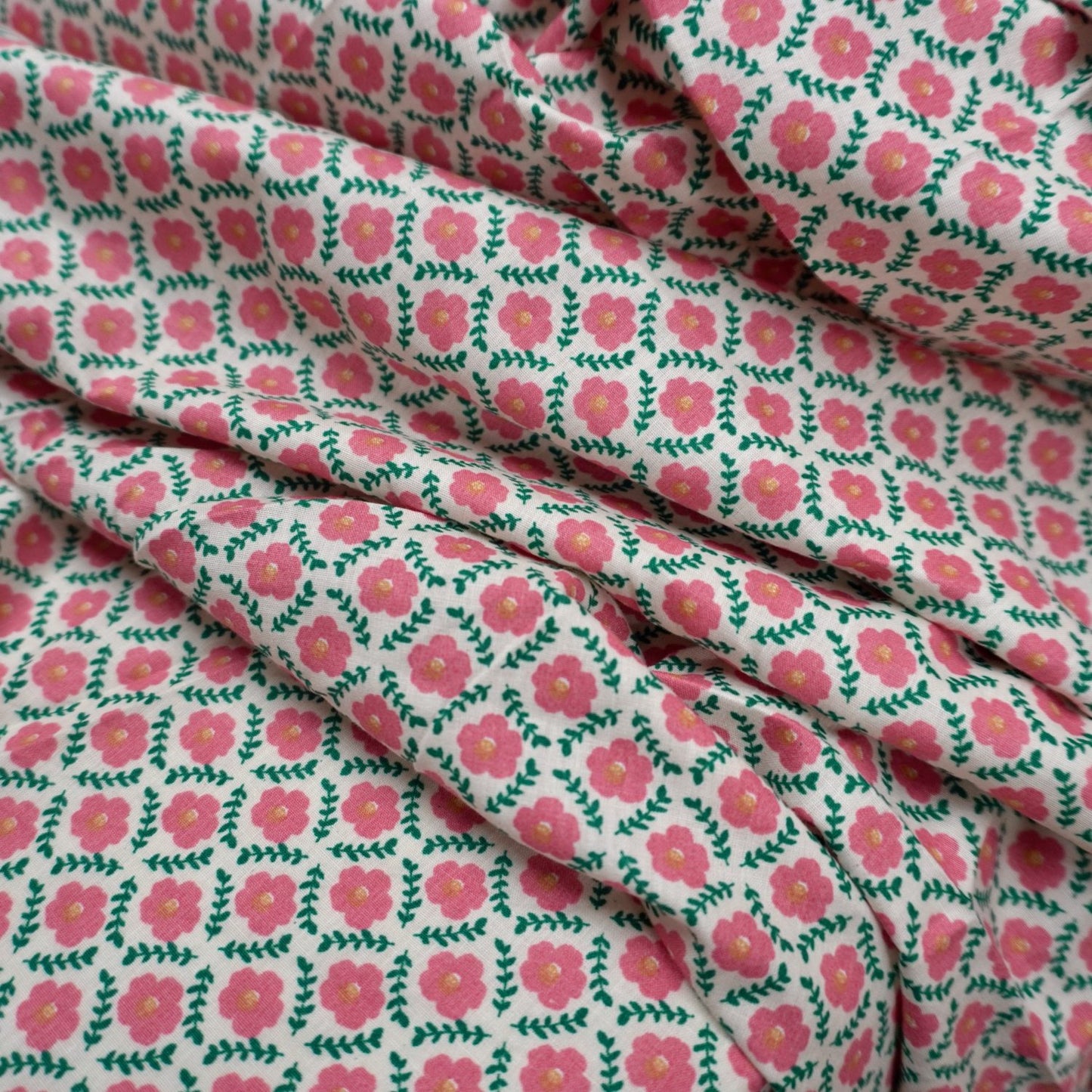 Diamond Floral Cotton Lawn