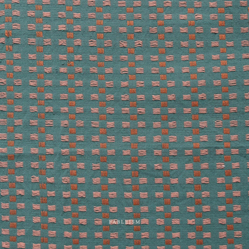 Canyon Springs Basket Weave in Teal