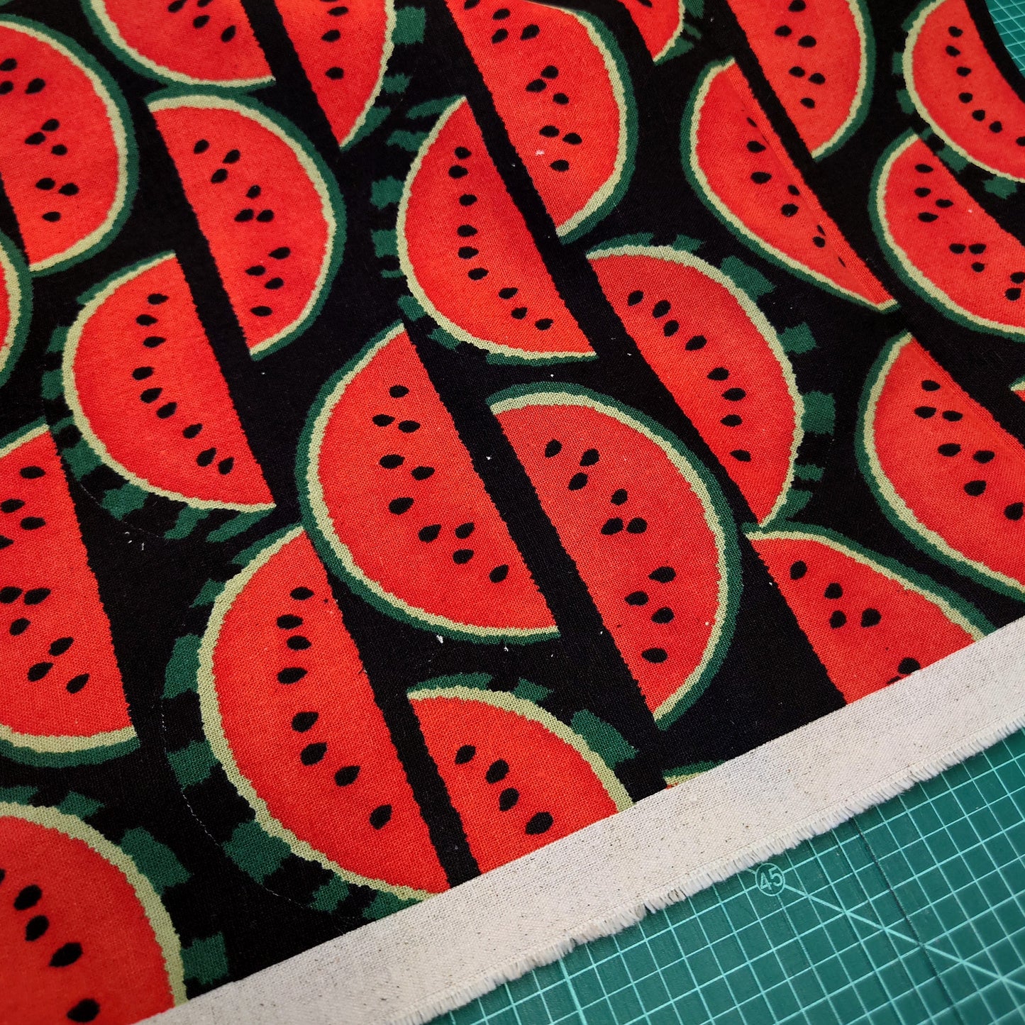 Watermelon Slices Japanese Cotton Linen Canvas