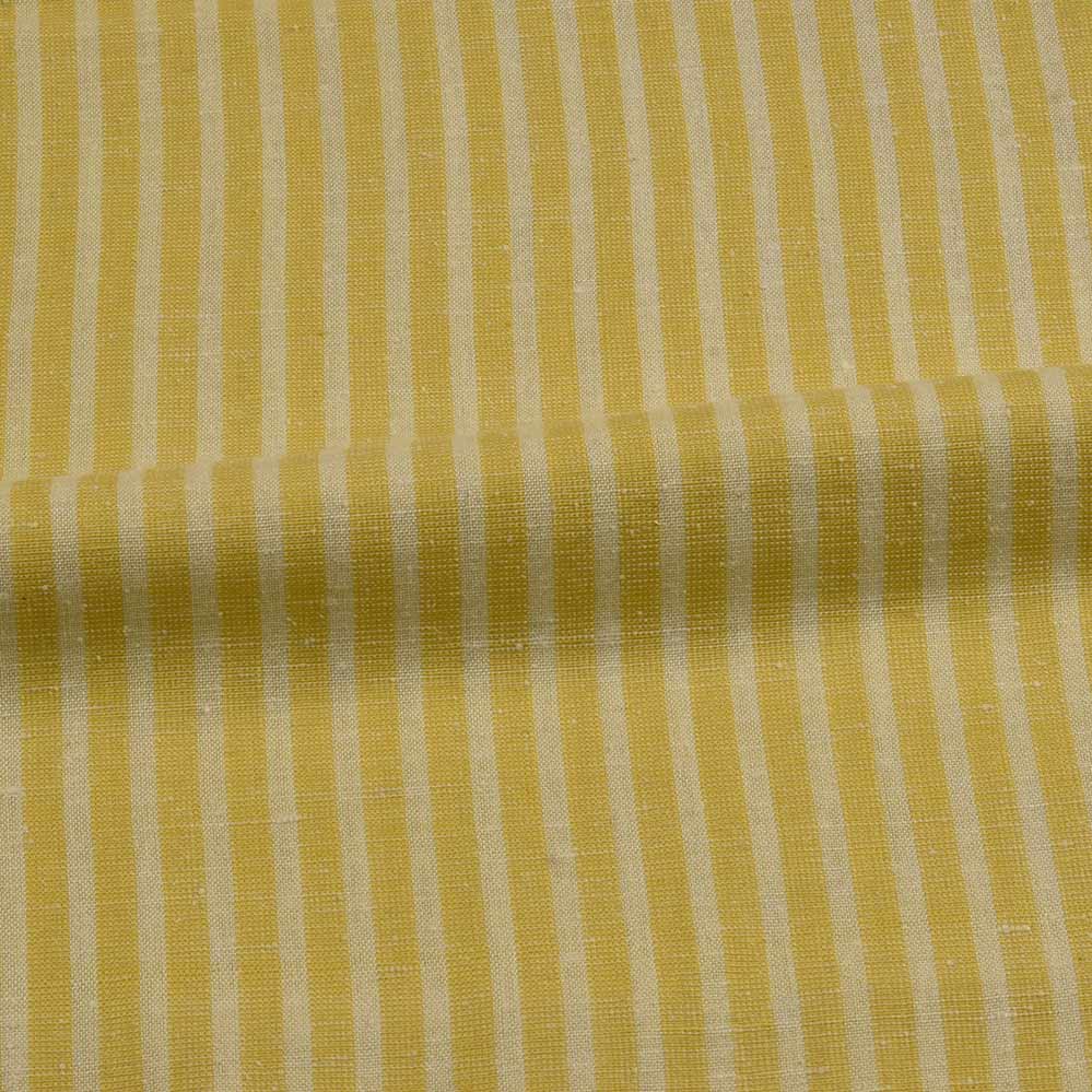 Matka Peace Silk/Cotton in Lemon Stripe