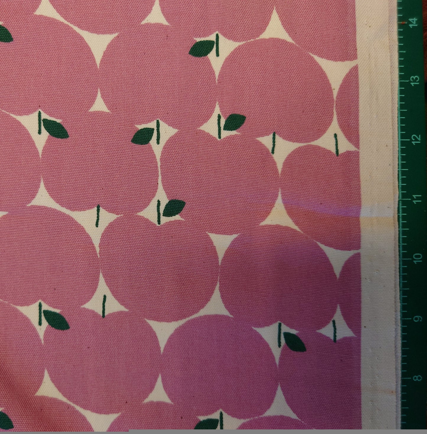 Pink Apple Japanese Cotton Oxford