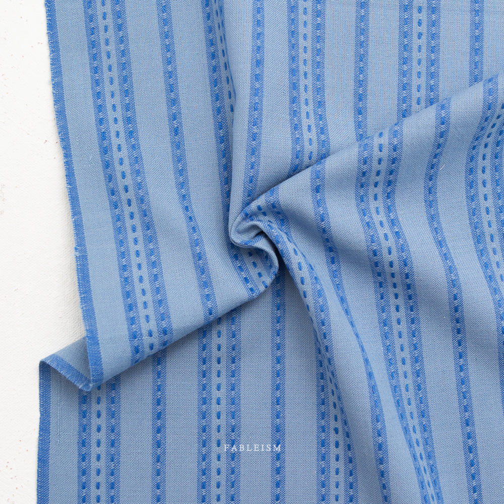 Fableism Fine & Dandy Stitch Stripe in Blue