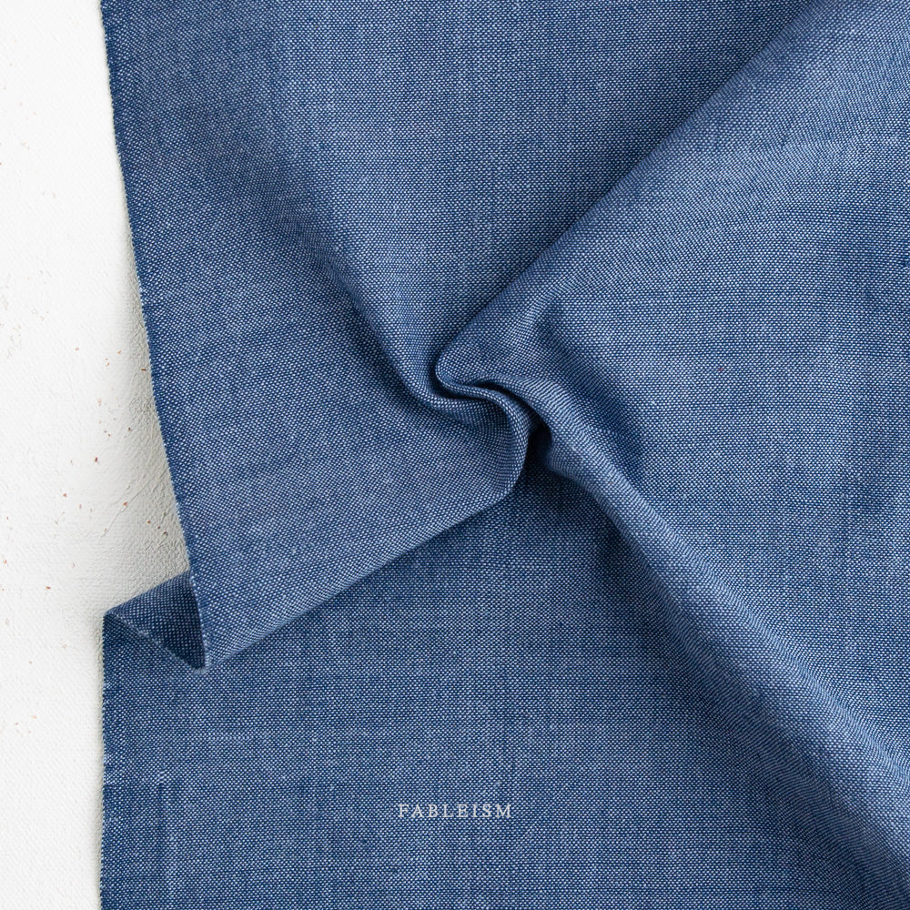 Fableism Watercolor Wovens in Blue Jeans