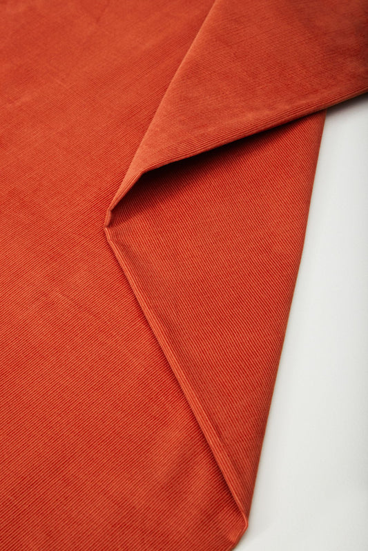 Mind the Maker® Organic Naya Needlecord in Pumpkin