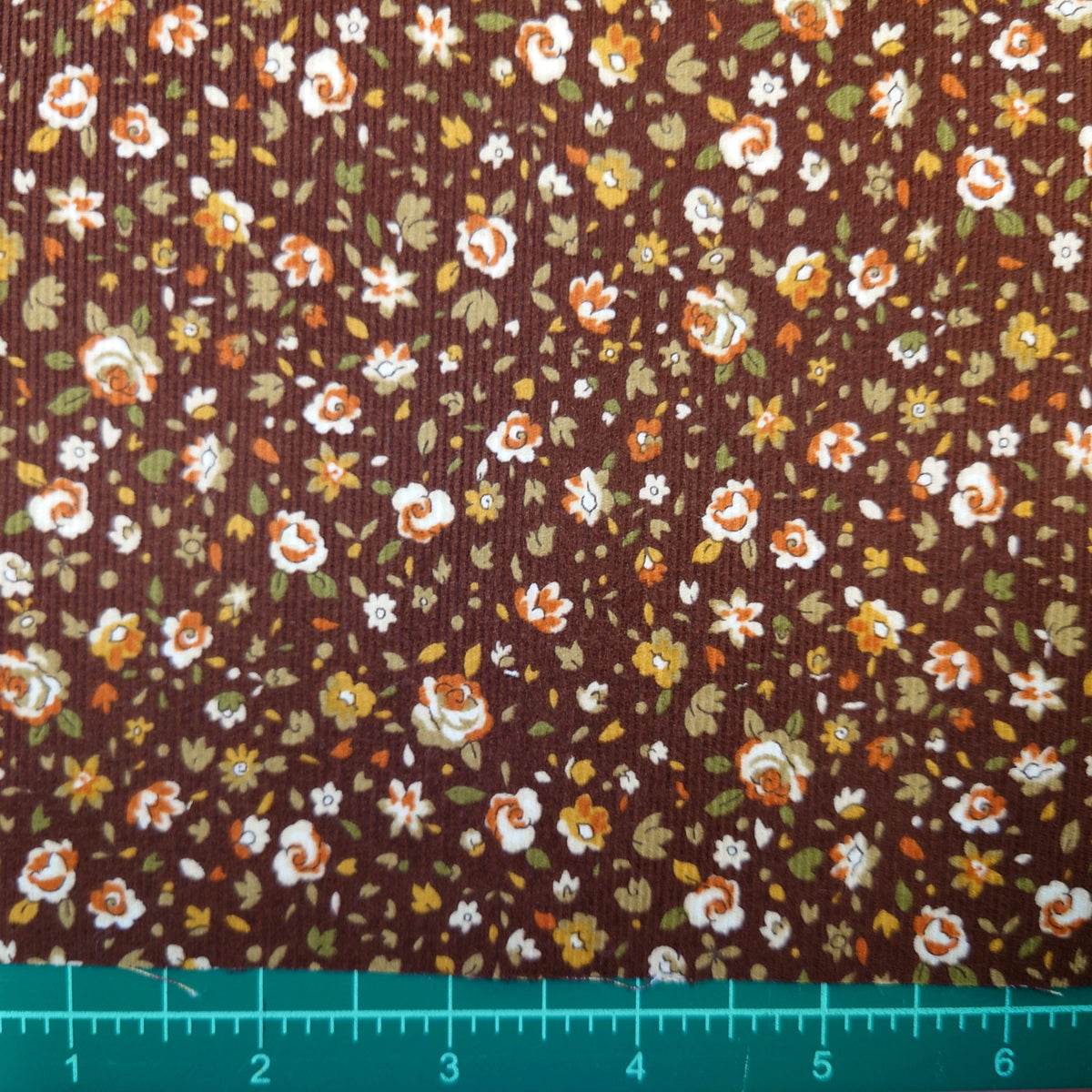 Hokkoh Autumn Rose Cotton Pinwale Cotton Corduroy in Chestnut