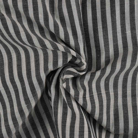 Matka Peace Silk/Cotton in Charcoal Stripe