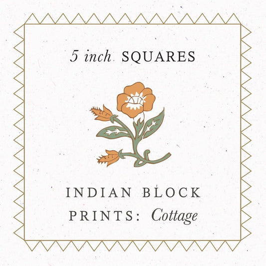 Fableism Indian Block Prints: Cottage Charm Pack