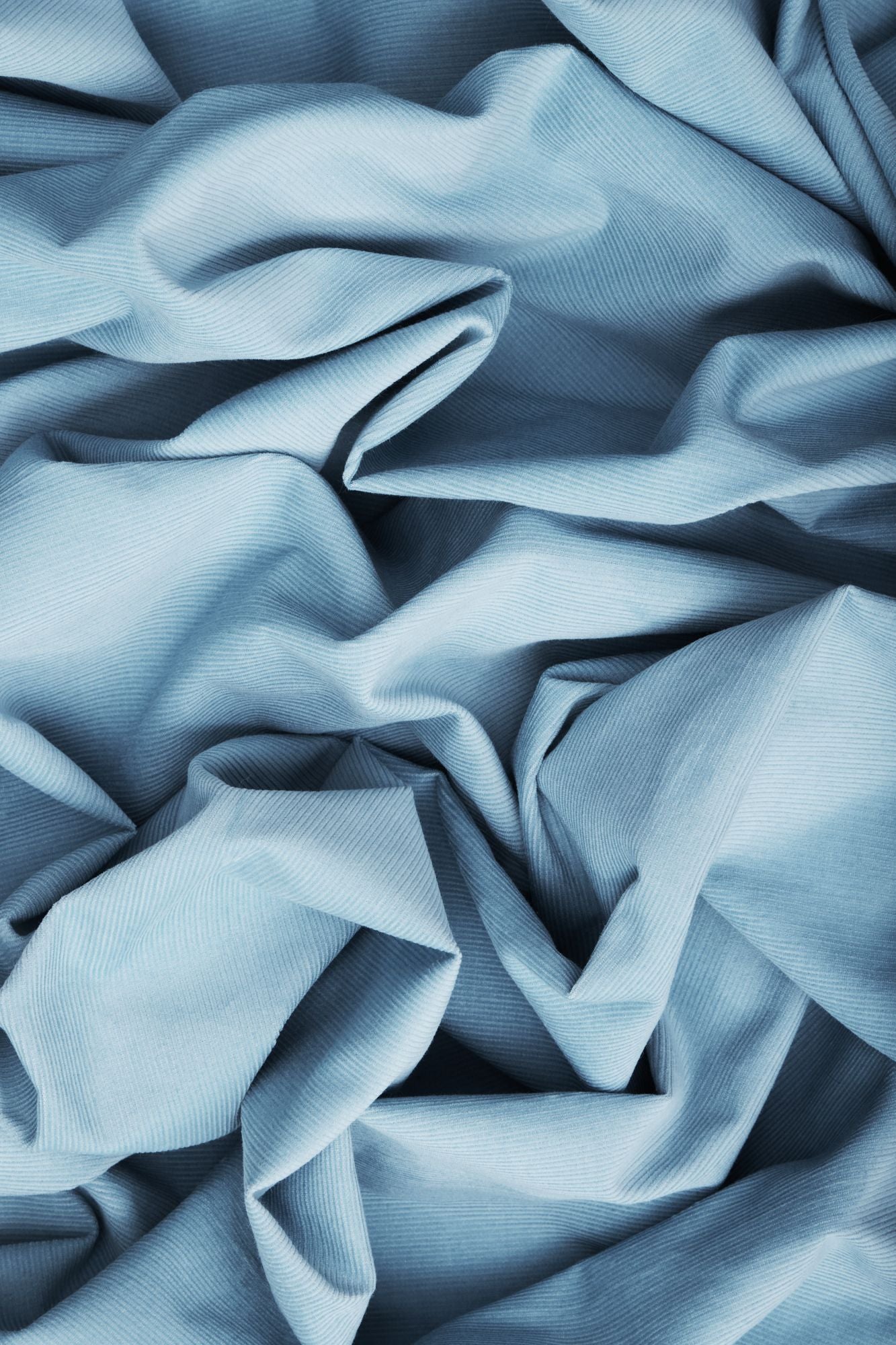 Mind the Maker® Organic Naya Needlecord in Faded Blue