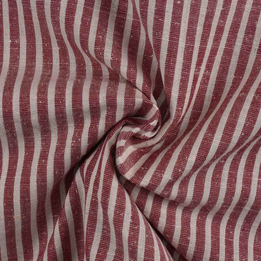 Matka Peace Silk/Cotton in Black Cherry Stripe