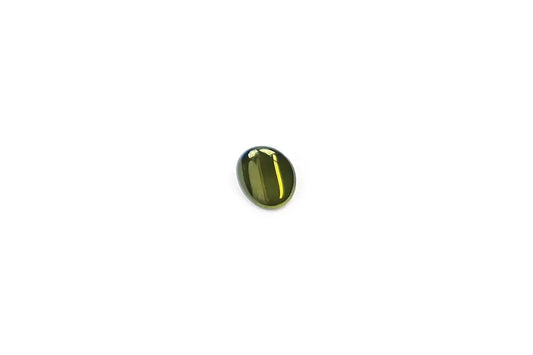 Emerald Glass Oval Shank Button (11mm)