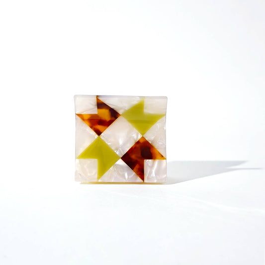 Hey Ricochet Ribbon Quilt Claw Hair Clip