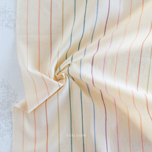 Fableism Lucky Loom Skinny Stripe in Rainbow