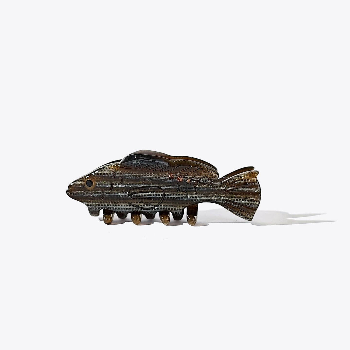 Hey Ricochet Mini Fish Claw Clip in Bronze