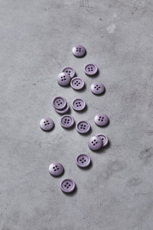 MeetMILK® Corozo Dish Button in Purple Haze (15mm)