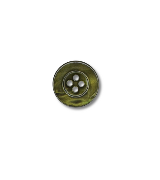Emerald Mother of Pearl Button (20mm)