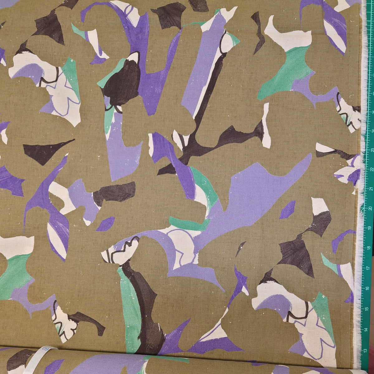 Hokkoh Abstract Print Japanese Cotton Linen Sheeting