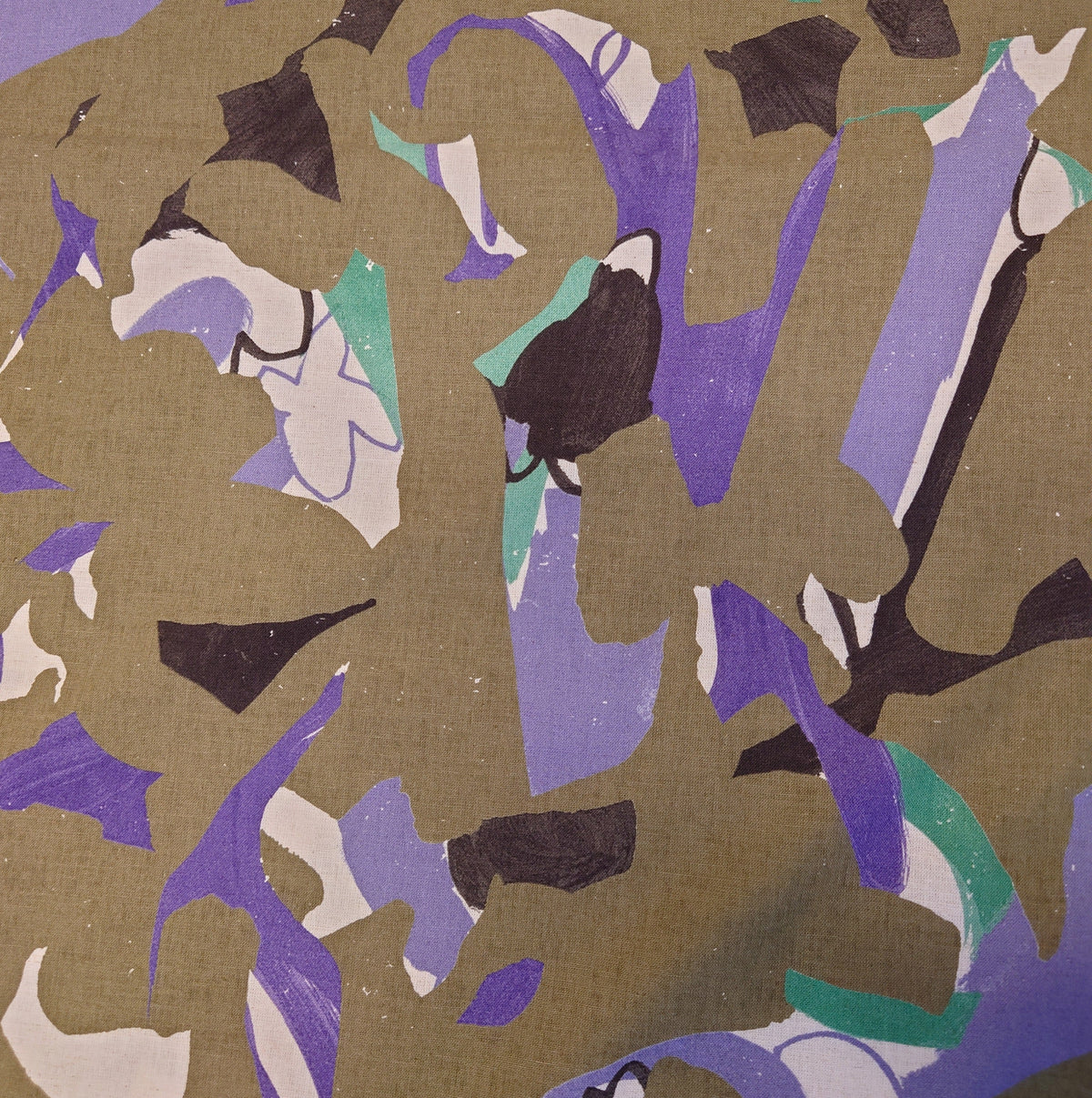 Hokkoh Abstract Print Japanese Cotton Linen Sheeting