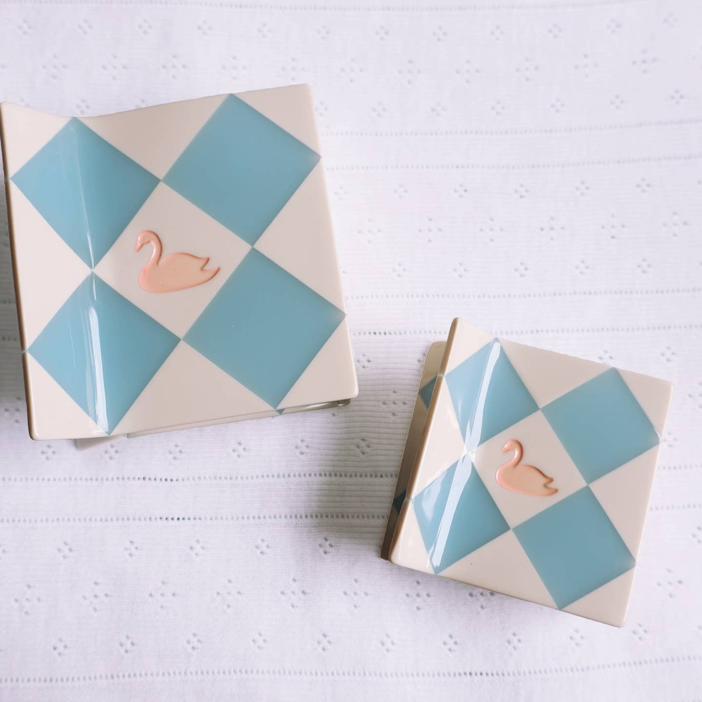 Hey Ricochet Swan Patchwork Claw Hair Clip (XL size only)
