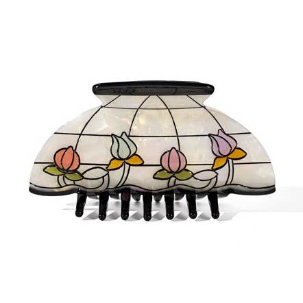 Hey Ricochet Flower Garden Lamp Claw Hair Clip