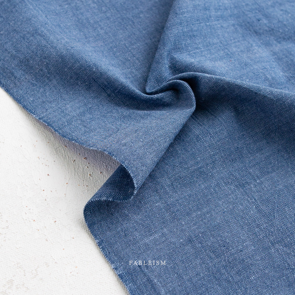 Fableism Watercolor Wovens in Blue Jeans
