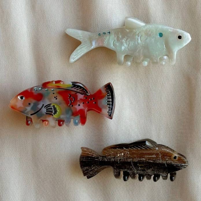 Hey Ricochet Mini Fish Claw Clip in Multi