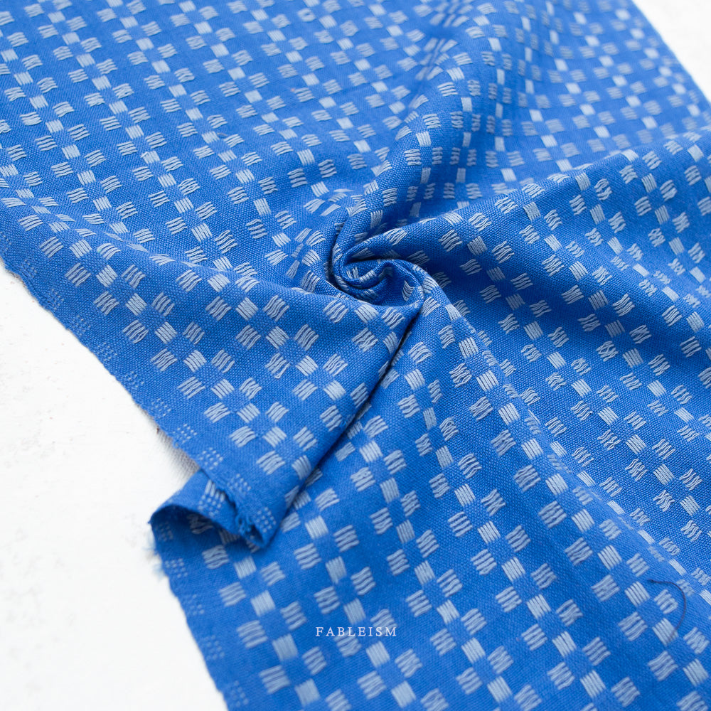 Fableism Fine & Dandy Basketweave in Bright Blue