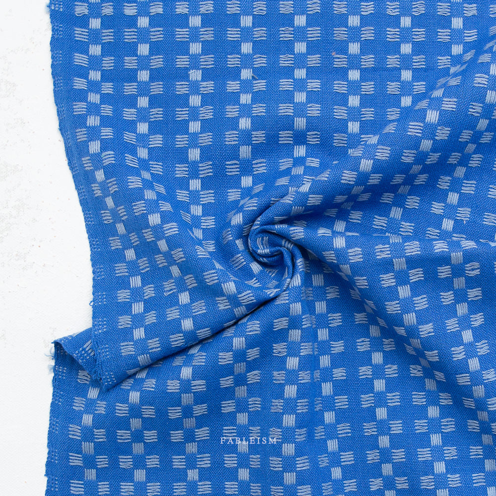 Fableism Fine & Dandy Basketweave in Bright Blue