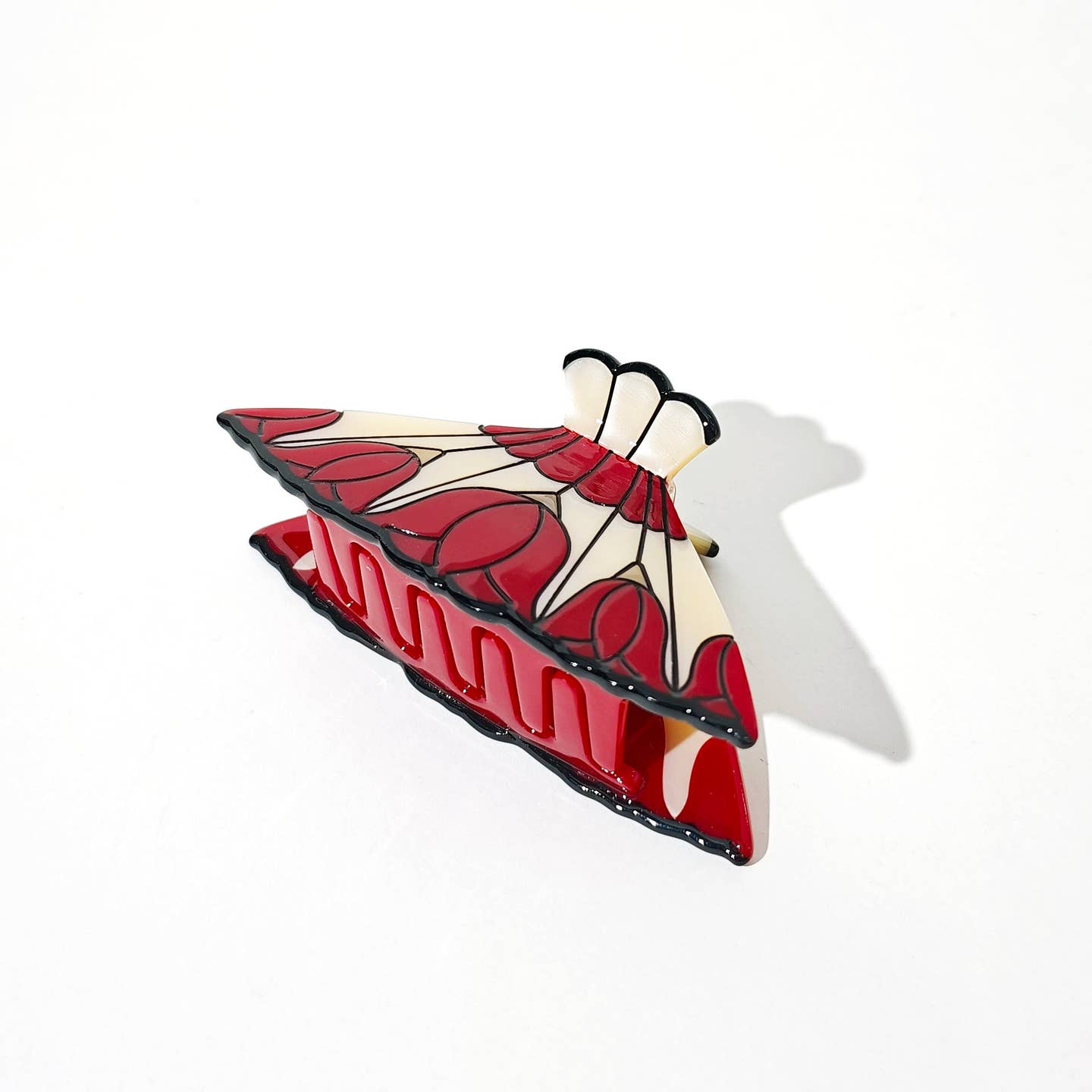 Hey Ricochet Rose Lamp Claw Hair Clip