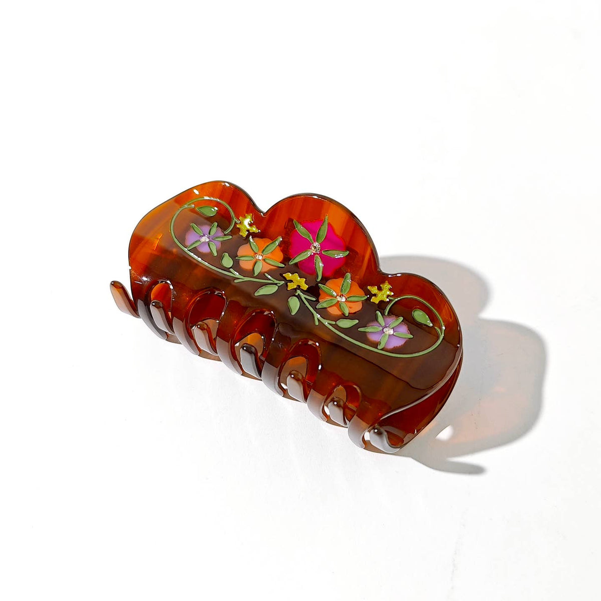 Hey Ricochet Manuscript Border Claw Clip