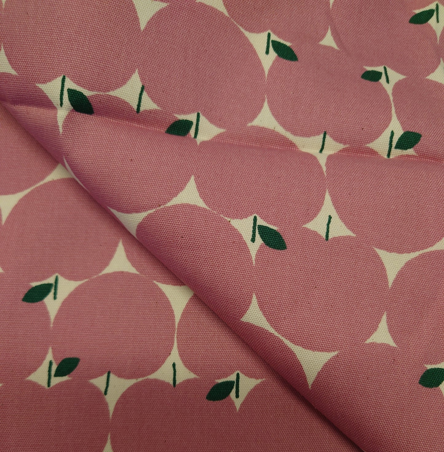 Pink Apple Japanese Cotton Oxford