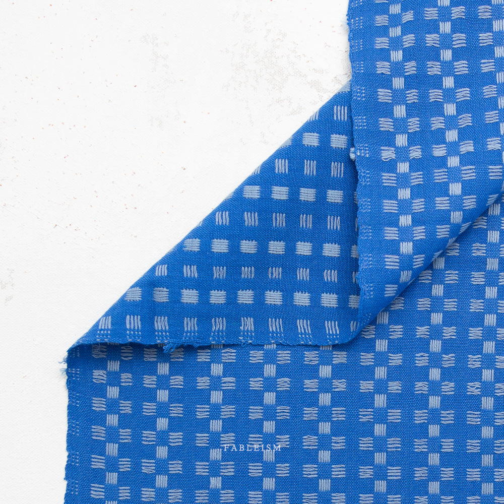 Fableism Fine & Dandy Basketweave in Bright Blue