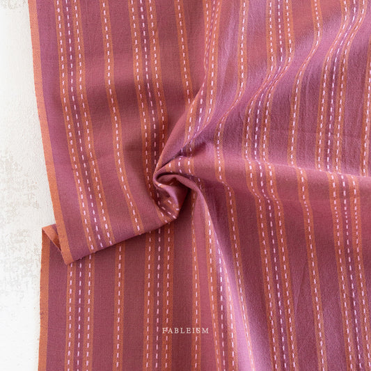 Fableism Lucky Loom Stitch Stripe in Blackberry